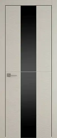 Дверь Tivoli Ж-3 Серо-оливковая эмаль по шпону (RAL 7032) со стеклом
