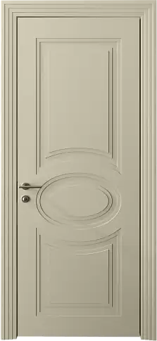 Дверь Florencia Neo Classic Scalino Серо-оливковая эмаль (RAL 7032) без стекла