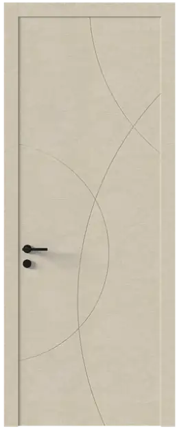 Межкомнатная дверь Tivoli Б-5, Без стекла (ДГ), цвет - Версилк крем