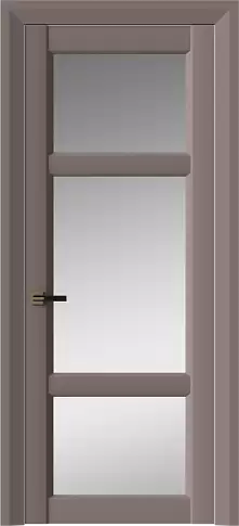 Дверь Siena Neo Classic Decoro Теплый Серый эмаль (RAL 040-60-05) со стеклом