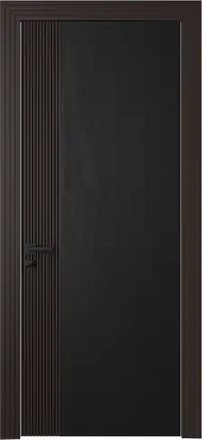 Дверь Sinistro Moderno / Синистро Модерно Чёрный Базальт эмаль (RAL 040-30-05) без стекла