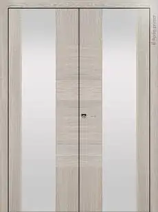 Дверь Tivoli / Тиволи Е-1 Серый дуб со стеклом