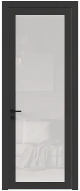 Межкомнатная дверь Tivoli З-5, Со стеклом (ДО), цвет - Диамант серый