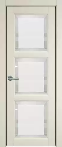 Дверь Milano Porta Classic Жемчужная эмаль (RAL 1013) со стеклом