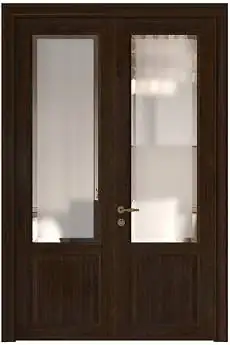 Дверь Dinastia Porta Classic / Династия Порта Классик Дуб коньяк со стеклом
