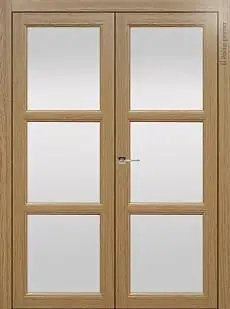 Дверь Sorrento / Сорренто В2 Дуб карамель со стеклом