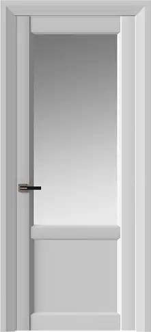 Дверь Dinastia Neo Classic Decoro Серая эмаль (RAL 7047) со стеклом