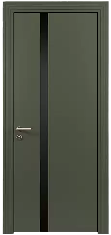 Дверь Tivoli Д-1 Серый Мох эмаль (RAL 7003) без стекла