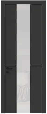 Дверь Tivoli Ж-3 Диамант серый со стеклом