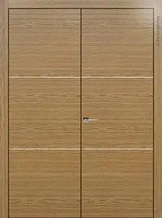 Дверь Tivoli / Тиволи В-3 Дуб карамель без стекла