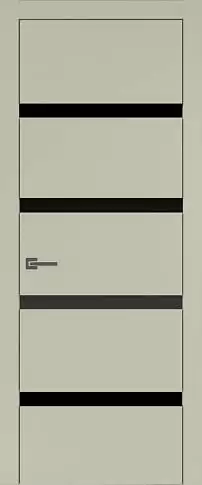Дверь Tivoli Д-4 Серо-оливковая эмаль (RAL 7032) без стекла