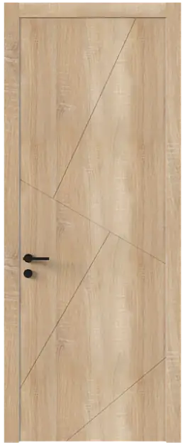 Межкомнатная дверь Tivoli О-5, Без стекла (ДГ), цвет - Дуб сонома светлый