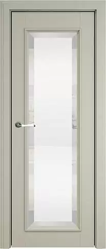 Дверь Domenica Porta Classic LUX Серо-оливковая эмаль (RAL 7032) со стеклом