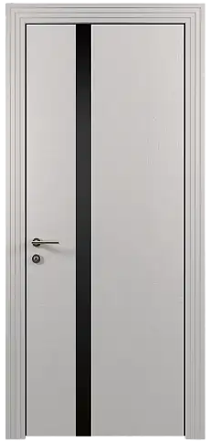 Дверь Tivoli Д-1 Серая эмаль по шпону (RAL 7047) без стекла
