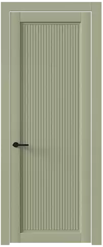 Дверь Tivoli З-2 Серо-оливковая эмаль (RAL 7032) без стекла