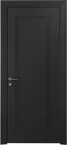 Дверь Domenica Neo Classic Scalino Черная эмаль (RAL 9004) без стекла
