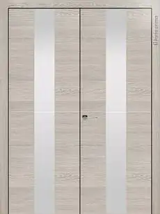 Дверь Tivoli / Тиволи Ж-3 Серый дуб со стеклом