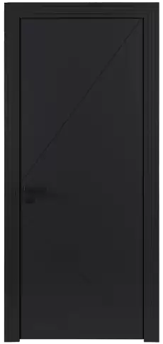Дверь Pala Moderno Черная эмаль (RAL 9004) без стекла