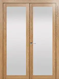 Дверь Tivoli / Тиволи З-1 Дуб капучино со стеклом