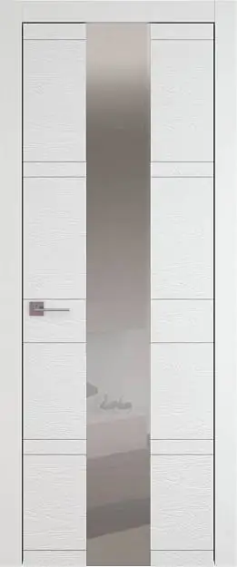 Межкомнатная дверь Tivoli / Тиволи Ж-2, Со стеклом (ДО), цвет - Белая эмаль по шпону (RAL 9003)