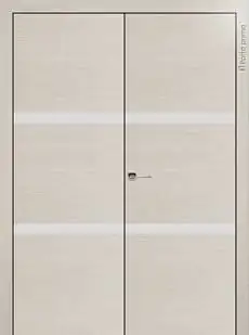 Дверь Tivoli / Тиволи В-4 Дуб шампань без стекла