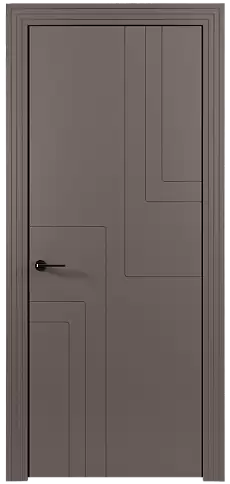 Дверь Futuro Moderno Теплый Серый эмаль (RAL 040-60-05) без стекла