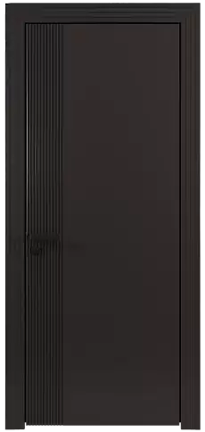 Дверь Sinistro Moderno Чёрный Базальт эмаль (RAL 040-30-05) без стекла