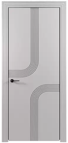 Дверь Armonia Moderno Серая эмаль (RAL 7047) без стекла