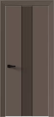 Дверь Pilastro Moderno Коричневый Тик эмаль (RAL 050-50-10) без стекла
