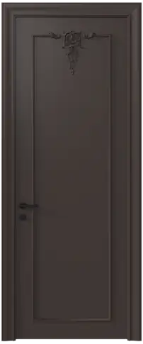 Дверь Tivoli А-1 Чёрный Базальт эмаль (RAL 040-30-05) без стекла