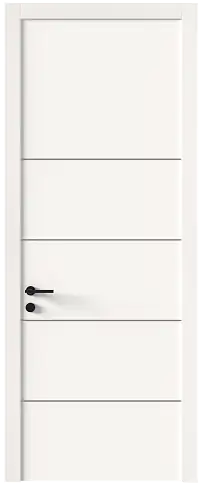 Дверь Tivoli Д-3 Белоснежная мягкая шагрень без стекла