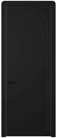 Дверь Luna Moderno Черная эмаль (RAL 9004) без стекла