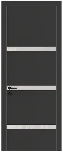 Дверь Tivoli Г-4 Диамант серый со стеклом