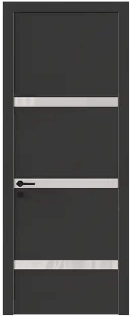 Межкомнатная дверь Tivoli Г-4, Со стеклом (ДО), цвет - Диамант серый