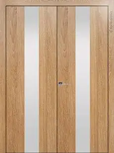 Дверь Tivoli / Тиволи Ж-1 Дуб капучино со стеклом