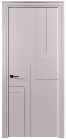 Дверь Futuro Moderno Серый Флокс эмаль (RAL 358-71-02) без стекла