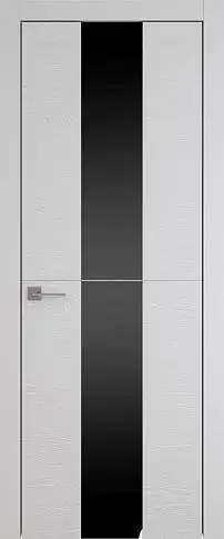 Дверь Tivoli Ж-3 Серая эмаль по шпону (RAL 7047) со стеклом