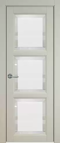 Дверь Milano Porta Classic Серо-оливковая эмаль (RAL 7032) со стеклом