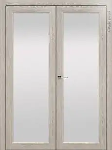 Дверь Sorrento / Сорренто Б4 Серый дуб со стеклом