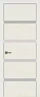 Дверь Tivoli Д-4 Бежевая эмаль по шпону (RAL 9010) без стекла