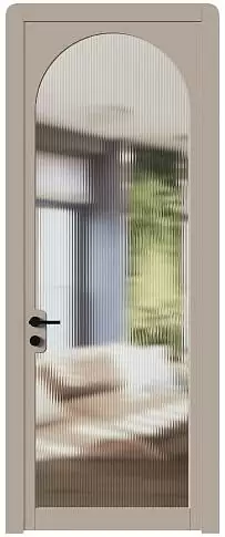 Дверь Luna Moderno Серый цемент эмаль (RAL 060-70-10) со стеклом