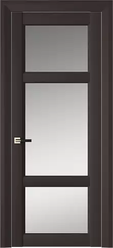 Дверь Siena Neo Classic Decoro Чёрный Базальт эмаль (RAL 040-30-05) со стеклом