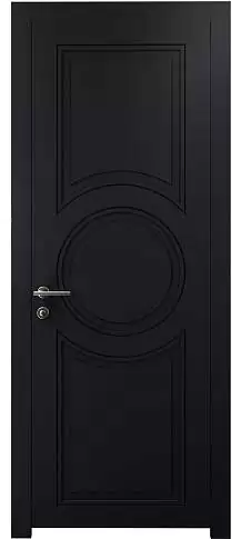 Дверь Ravenna Neo Classic Черная эмаль (RAL 9004) без стекла