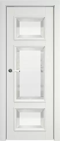 Дверь Siena Porta Classic LUX Белая эмаль (RAL 9003) со стеклом