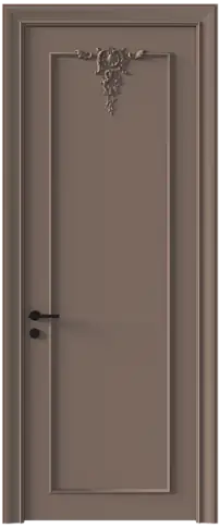 Дверь Tivoli А-1 Коричневый Тик эмаль (RAL 050-50-10) без стекла