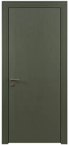 Дверь Tivoli А-4 Серый Мох эмаль по шпону (RAL 7003) без стекла