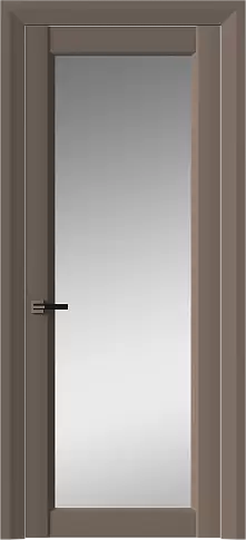 Дверь Domenica Neo Classic Decoro Коричневый Тик эмаль (RAL 050-50-10) со стеклом