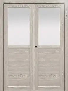 Дверь Sorrento / Сорренто Б1 Серый дуб со стеклом