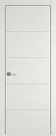 Дверь Tivoli Д-2 Бежевая эмаль по шпону (RAL 9010) без стекла