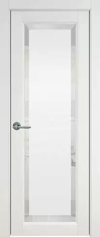 Дверь Domenica ;Porta Classic Бежевая эмаль (RAL 9010) со стеклом